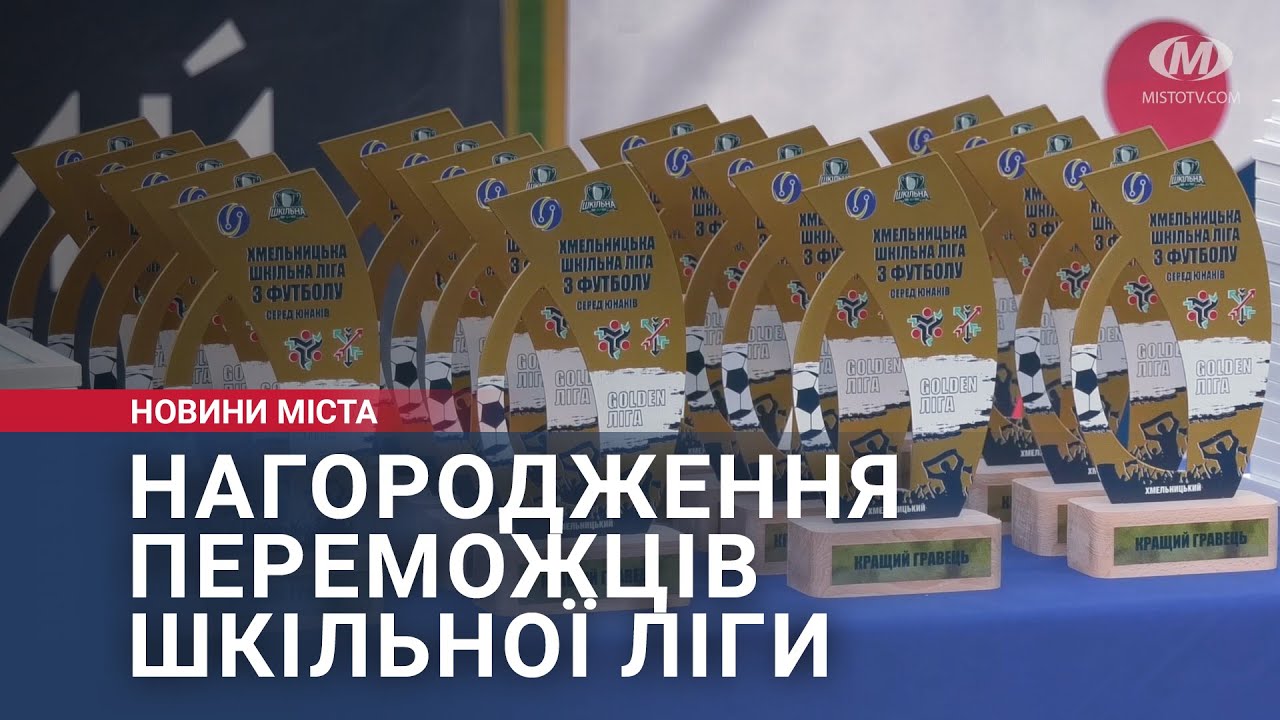 Нагородження переможців Шкільної ліги